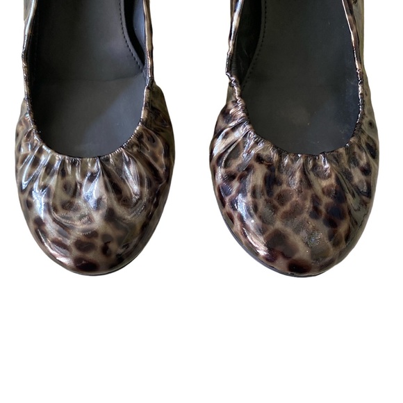 NEW J. Crew Cece Tortoise Leopard Print Patent Leather Ballet Flats - 7.5 - Picture 6 of 14